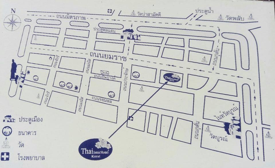 Thai Inter Korat Hotel Nakhonratchasima Exterior foto